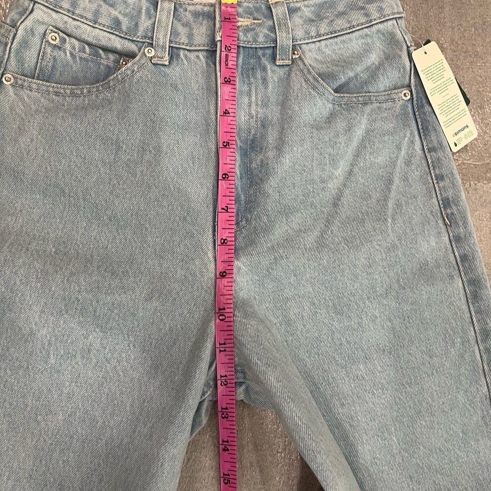 [W24Ins30”]Twik R&B light washed wide leg High Rise Denim Jeans - Picture 4 of 8